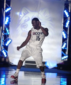 Kemba Walker looks to continue his dominating start for the Huskies with a game tonight against Fairleigh Dickinson at Gampel.
